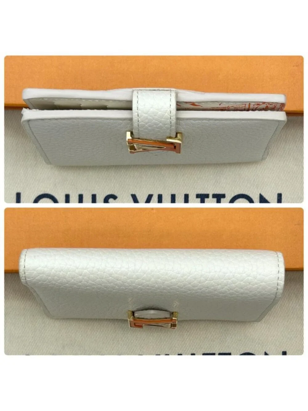 Louis Vuitton coin items close